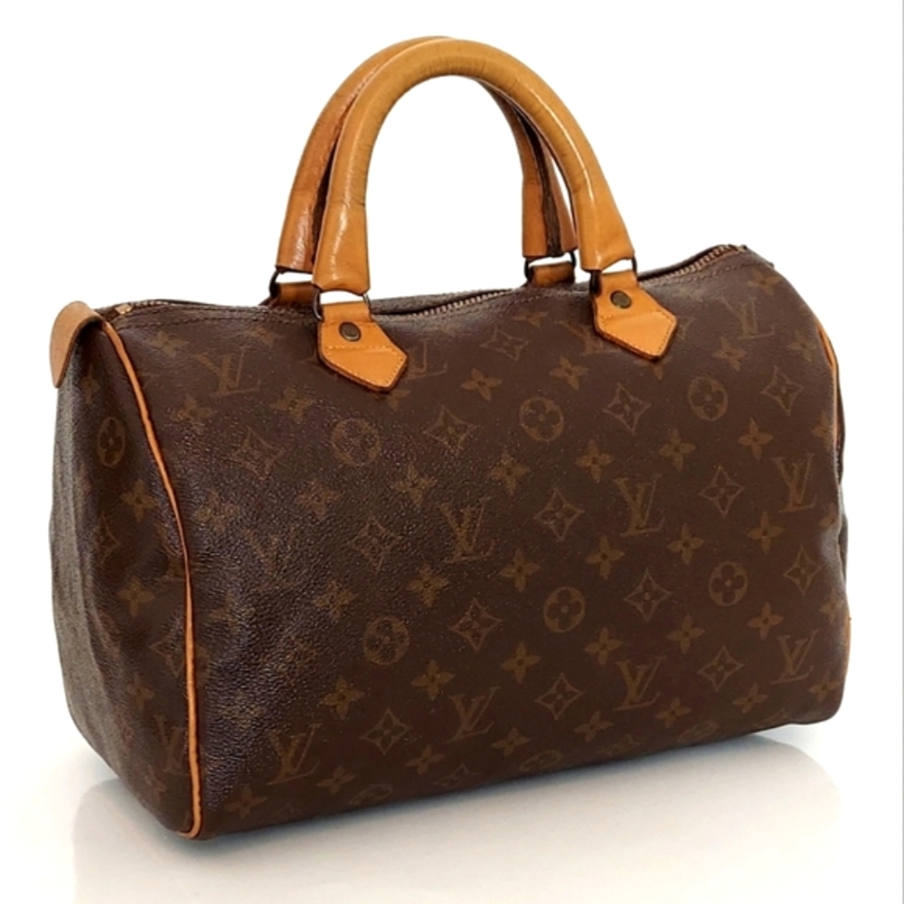 Louis Vuitton Speedy 30 Monogram Vintage Handbag!